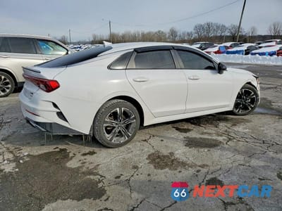 Trzecie zdjęcie samochodu z tyłu: 2022 KIA K5 GT LINE VIN:5XXG64J25NG131726 - miniatura
