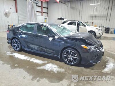Czwarte zdjęcie samochodu z boku: 2019 TOYOTA CAMRY HYBRID VIN:4T1B21HK7KU522002 - miniatura