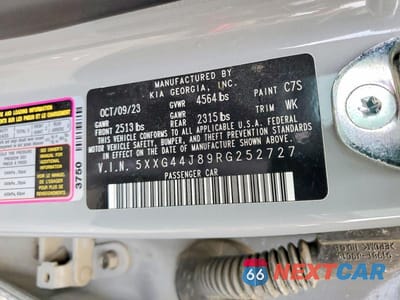 Zdjęcie 12 z 12 samochodu: 2024 KIA K5 GT VIN:5XXG44J89RG252727 - miniatura