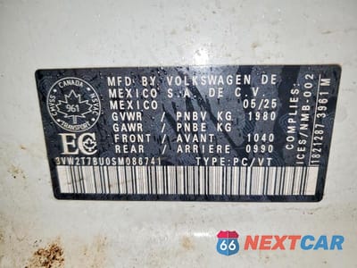 Zdjęcie 12 z 12 samochodu: 2025 VOLKSWAGEN JETTA GLI AUTOBAHN VIN:3VW2T7BU0SM086741 - miniatura