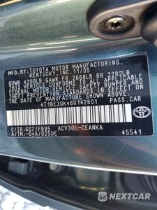 Zdjęcie 12 z 12 samochodu: 2006 TOYOTA CAMRY LE VIN:4T1BE30K46U142801 - miniatura