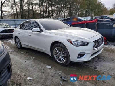 Czwarte zdjęcie samochodu z boku: 2021 INFINITI Q50 LUXE VIN:JN1EV7BR2MM752036 - miniatura