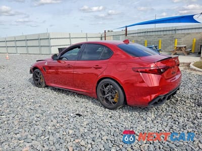 Drugie zdjęcie samochodu z przodu: 2018 ALFA ROMEO GIULIA QUADRIFOGLIO VIN:ZARFAEAV9J7575730 - miniatura