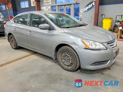 Czwarte zdjęcie samochodu z boku: 2013 NISSAN SENTRA S VIN:3N1AB7AP9DL745053 - miniatura