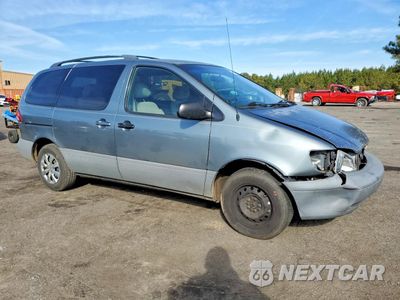 Czwarte zdjęcie samochodu z boku: 2000 TOYOTA SIENNA LE VIN:4T3ZF13C0YU267700 - miniatura