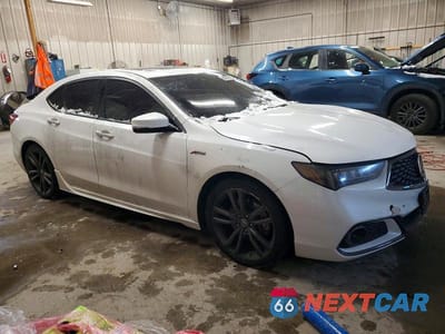 Czwarte zdjęcie samochodu z boku: 2020 ACURA TLX TECHNOLOGY VIN:19UUB1F66LA000548 - miniatura