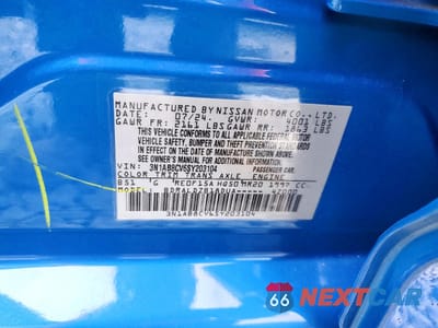 Zdjęcie 12 z 12 samochodu: 2025 NISSAN SENTRA SV VIN:3N1AB8CV6SY203104 - miniatura