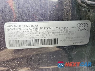 Zdjęcie 13 z 13 samochodu: 2006 AUDI A6 AVANT QUATTRO VIN:WAUKG74F36N072024 - miniatura