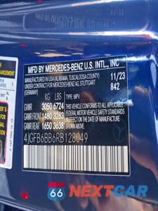 Zdjęcie 13 z 13 samochodu: 2024 MERCEDES-BENZ GLE AMG 53 4MATIC VIN:4JGFB6BB6RB128049 - miniatura