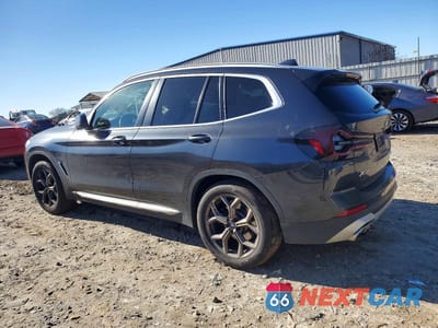 Drugie zdjęcie samochodu z przodu: 2022 BMW X3 SDRIVE30I VIN:5UX43DP0XN9M16676 - miniatura