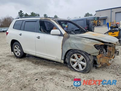 Czwarte zdjęcie samochodu z boku: 2010 TOYOTA HIGHLANDER SE VIN:5TDJK3EH9AS036718 - miniatura