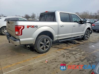 Trzecie zdjęcie samochodu z tyłu: 2017 FORD F150 SUPERCREW VIN:1FTEW1EG2HFA44008 - miniatura