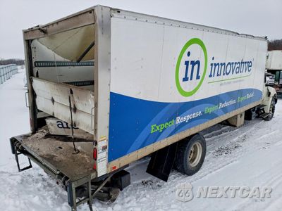 Trzecie zdjęcie samochodu z tyłu: 2023 INTERNATIONAL MV607 - BOX TRUCK VIN:3HAEUMML7PL460707 - miniatura