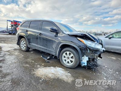 Czwarte zdjęcie samochodu z boku: 2019 TOYOTA HIGHLANDER SE VIN:5TDJZRFH4KS588853 - miniatura