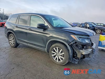 Czwarte zdjęcie samochodu z boku: 2019 HONDA PILOT EXL VIN:5FNYF5H53KB013764 - miniatura