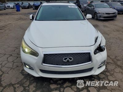 Piąte zdjęcie samochodu w środku: 2014 INFINITI Q50 BASE VIN:JN1BV7AP6EM683968 - miniatura