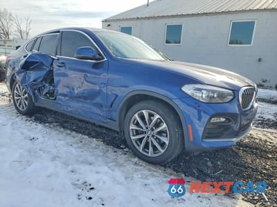 Czwarte zdjęcie samochodu z boku: 2019 BMW X4 XDRIVE30I VIN:5UXUJ3C59KLG57275 - miniatura