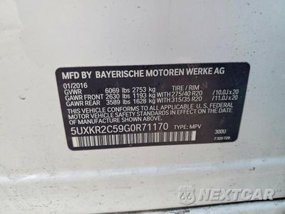 Zdjęcie 13 z 13 samochodu: 2016 BMW X5 SDRIVE35I VIN:5UXKR2C59G0R71170 - miniatura