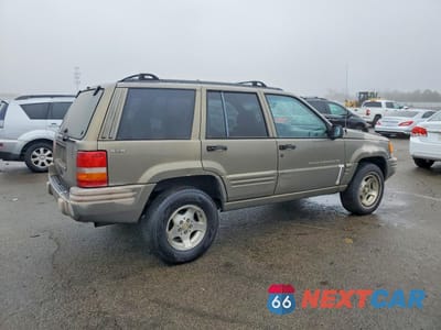 Trzecie zdjęcie samochodu z tyłu: 1998 JEEP GRAND CHEROKEE LAREDO VIN:1J4GZ48S9WC232244 - miniatura