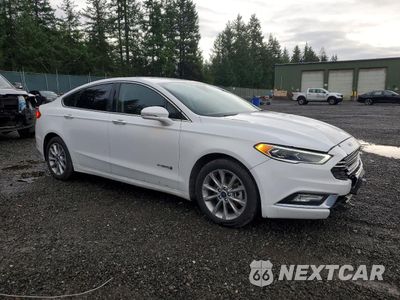 Czwarte zdjęcie samochodu z boku: 2017 FORD FUSION SE HYBRID VIN:3FA6P0LUXHR409189 - miniatura