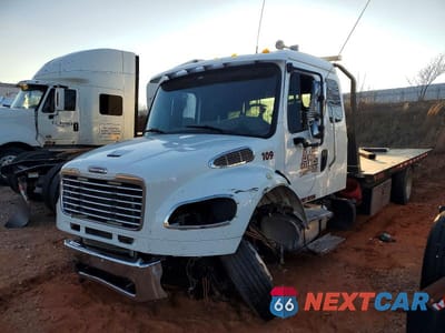 Drugie zdjęcie samochodu z przodu: 2018 FREIGHTLINER BUSINESS CLASS M2 ROLLBACK TRUCK VIN:3ALACXFE0JDJX3814 - miniatura