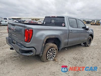 Trzecie zdjęcie samochodu z tyłu: 2019 GMC SIERRA K1500 AT4 VIN:3GTP9EEDXKG283423 - miniatura