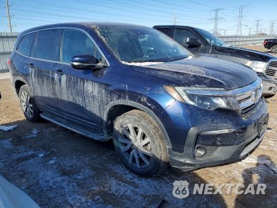 Czwarte zdjęcie samochodu z boku: 2019 HONDA PILOT EXL VIN:5FNYF6H51KB088940 - miniatura