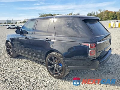 Drugie zdjęcie samochodu z przodu: 2020 LAND ROVER RANGE ROVER HSE VIN:SALGS2RUXLA576972 - miniatura
