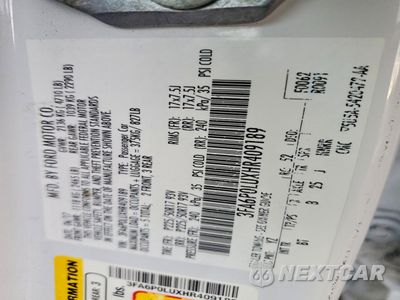 Zdjęcie 12 z 12 samochodu: 2017 FORD FUSION SE HYBRID VIN:3FA6P0LUXHR409189 - miniatura