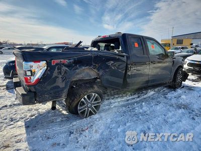Trzecie zdjęcie samochodu z tyłu: 2021 FORD F150 SUPER CAB VIN:1FTEX1EP3MKD90521 - miniatura