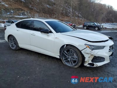 Czwarte zdjęcie samochodu z boku: 2025 ACURA TLX A-SPEC VIN:19UUB6F59SA004872 - miniatura