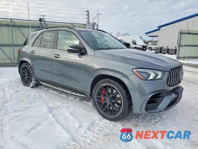 Czwarte zdjęcie samochodu z boku: 2021 MERCEDES-BENZ GLE 63 AMG 4MATIC VIN:4JGFB8KB2MA271946 - miniatura