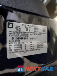 Zdjęcie 14 z 14 samochodu: 2014 CHEVROLET SUBURBAN K1500 LTZ VIN:1GNSKKE7XER135355 - miniatura