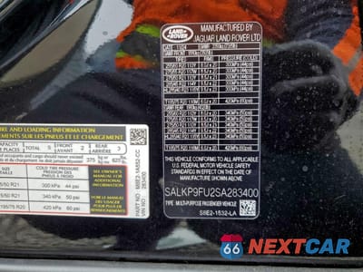 Zdjęcie 13 z 16 samochodu: 2025 LAND ROVER RANGE ROVER SE VIN:SALKP9FU2SA283400 - miniatura