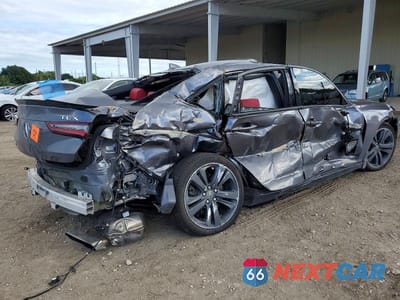 Trzecie zdjęcie samochodu z tyłu: 2022 ACURA TLX TECH A VIN:19UUB5F58NA002156 - miniatura