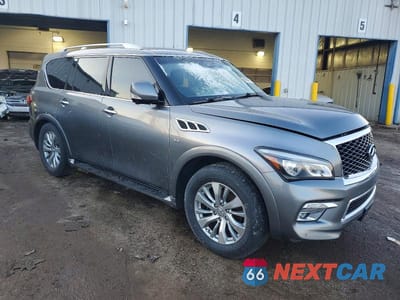 Czwarte zdjęcie samochodu z boku: 2017 INFINITI QX80 AWD VIN:JN8AZ2NE7H9150483 - miniatura