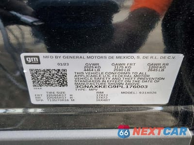 Zdjęcie 14 z 14 samochodu: 2023 CHEVROLET EQUINOX LT VIN:3GNAXKEG9PL176003 - miniatura