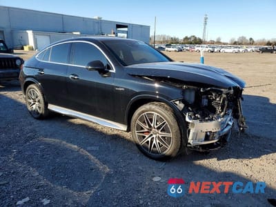 Czwarte zdjęcie samochodu z boku: 2025 MERCEDES-BENZ GLC COUPE 63 AMG S E PERFORMANCE VIN:W1NKJ8AB0SF279902 - miniatura