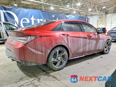 Trzecie zdjęcie samochodu z tyłu: 2022 HYUNDAI ELANTRA N LINE VIN:KMHLR4AF6NU241246 - miniatura