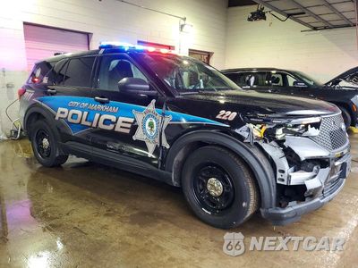 Czwarte zdjęcie samochodu z boku: 2022 FORD EXPLORER POLICE INTERCEPTOR VIN:1FM5K8AB4NGA02231 - miniatura