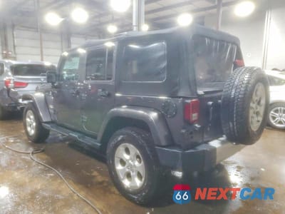 Drugie zdjęcie samochodu z przodu: 2014 JEEP WRANGLER UNLIMITED SAHARA VIN:1C4HJWEG0EL174181 - miniatura