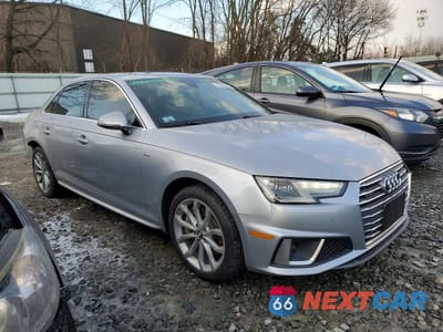 Czwarte zdjęcie samochodu z boku: 2019 AUDI A4 PREMIUM VIN:WAUDNAF49KN004389 - miniatura