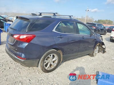 Trzecie zdjęcie samochodu z tyłu: 2018 CHEVROLET EQUINOX LT VIN:3GNAXKEX0JS515132 - miniatura