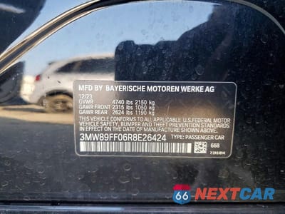 Zdjęcie 13 z 13 samochodu: 2024 BMW 330XI VIN:3MW89FF06R8E26424 - miniatura