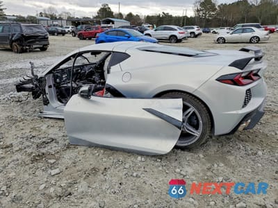 Drugie zdjęcie samochodu z przodu: 2022 CHEVROLET CORVETTE STINGRAY 1LT VIN:1G1YA2D46N5123927 - miniatura