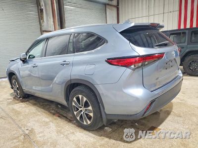 Drugie zdjęcie samochodu z przodu: 2022 TOYOTA HIGHLANDER HYBRID XLE VIN:5TDGBRCH5NS095349 - miniatura