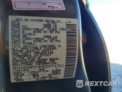 Zdjęcie 14 z 14 samochodu: 2003 NISSAN XTERRA XE VIN:5N1ED28T13C657151 - miniatura