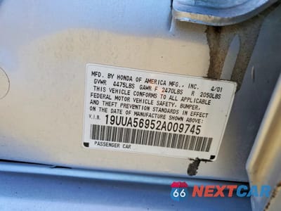 Zdjęcie 12 z 12 samochodu: 2002 ACURA 3.2TL TYPE-S VIN:19UUA56952A009745 - miniatura