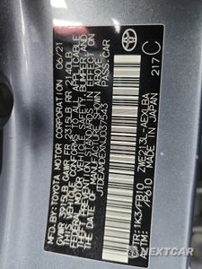 Zdjęcie 12 z 12 samochodu: 2022 TOYOTA COROLLA LE VIN:JTDEAMDEXNJ037543 - miniatura