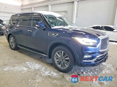 Czwarte zdjęcie samochodu z boku: 2021 INFINITI QX80 LUXE VIN:JN8AZ2AE2M9270644 - miniatura